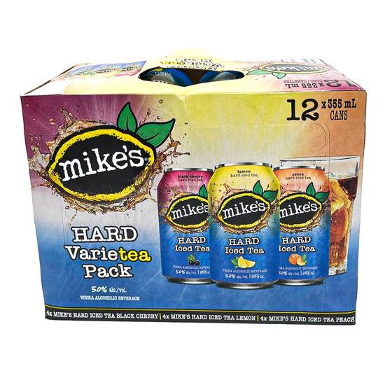 Mikes Hard Iced Tea Variety pack (12 ct,355 ml)