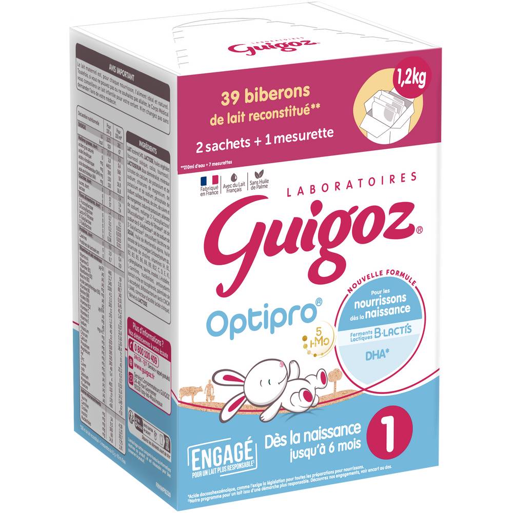 Guigoz - Lait pour nourrissons en poudre dès 0 à 6 mois (2)