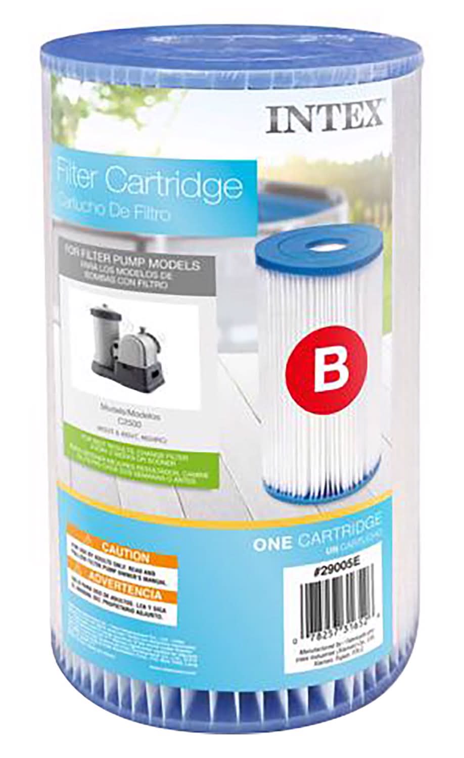 Intex Krystal Clear Pool Filter Cartridge 10 In. H