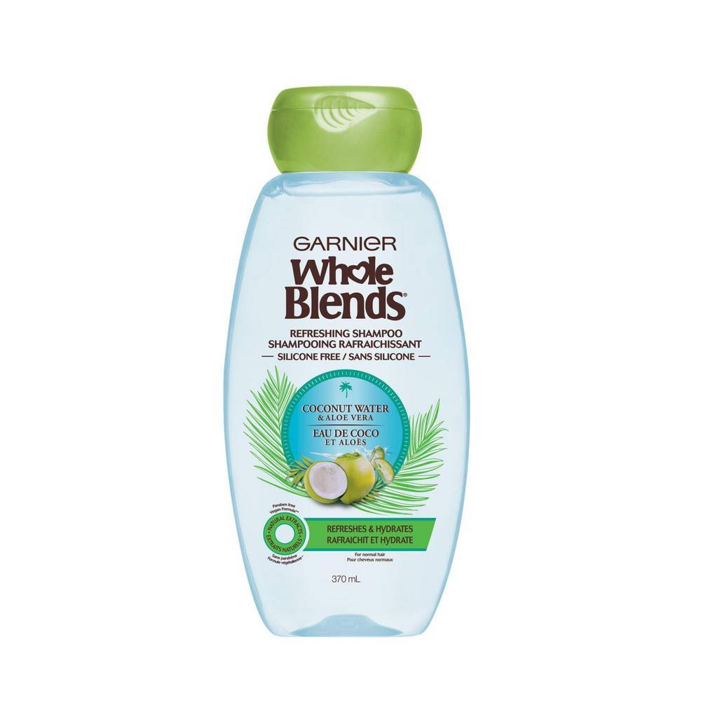 Garnier Whole Blends Coconut Water & Aloe Vera Shampoo (370 ml)