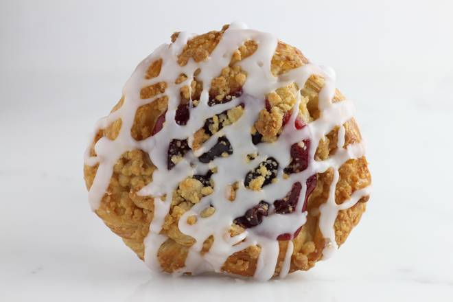 Raspberry Streusel Danish