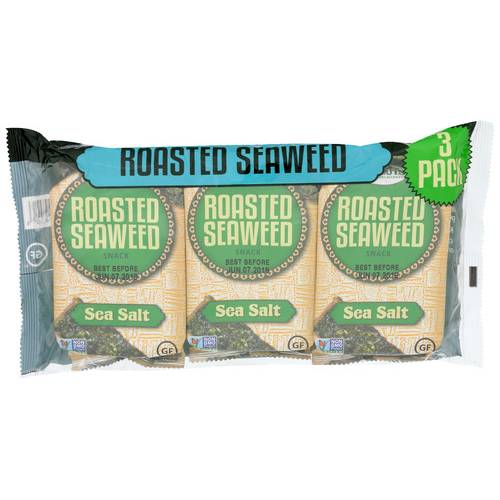 Sprouts Sea Salt Roasted Seaweed 3 Pack
