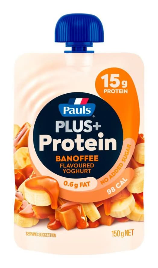 Pauls Plus+ Protein Yoghurt, Banoffee (150g)