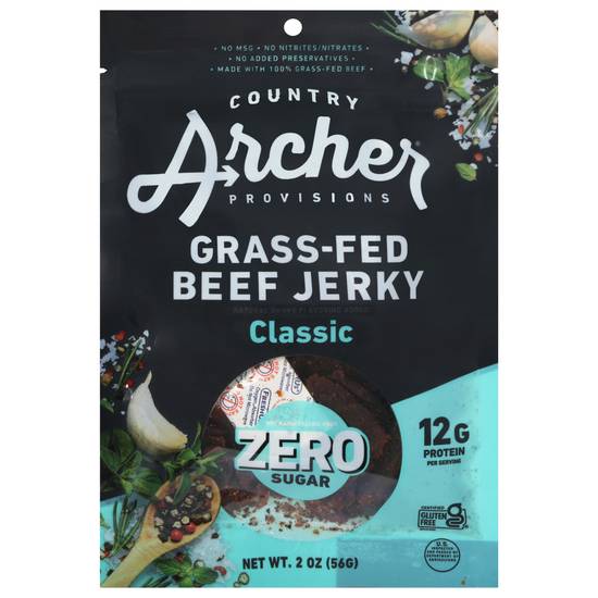 Country Archer Classic Grass Fed Beef Jerky