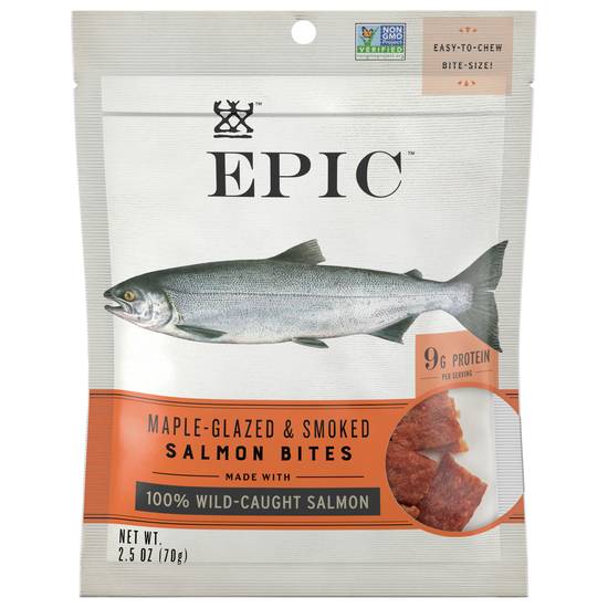 Epic Maple-Glazed & Smoked Salmon Bites