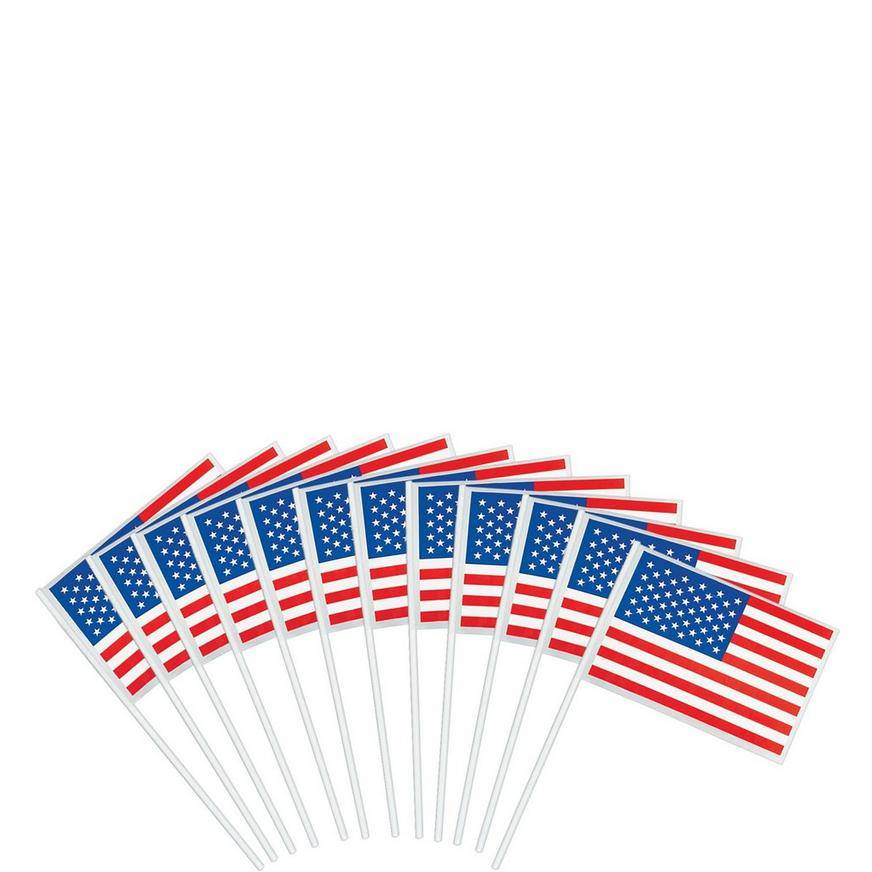 Party City American Flags (6.5 x 4.5 inches)