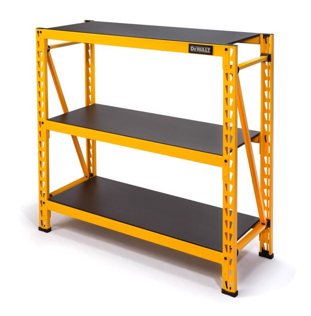 Dewalt 48 In. H X 50 In. W X 18 In. D Yellow Steel Storage Rack