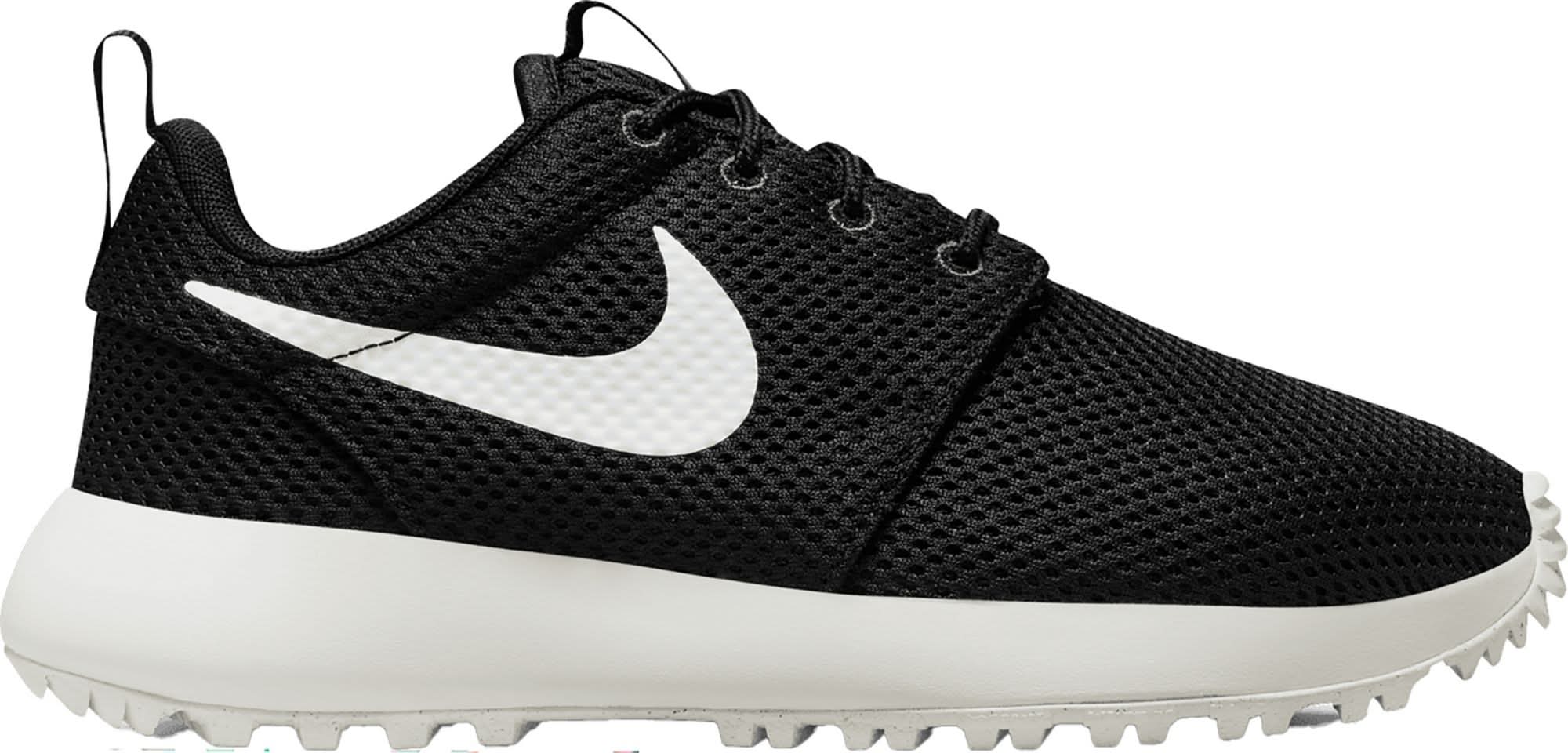 Nike Youth Roshe G Golf Shoes (Black/White/Anth, 4.0)