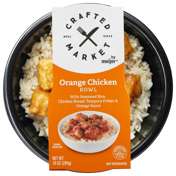 Meijer Crafted Market Orange Chicken Bowl (10 oz)