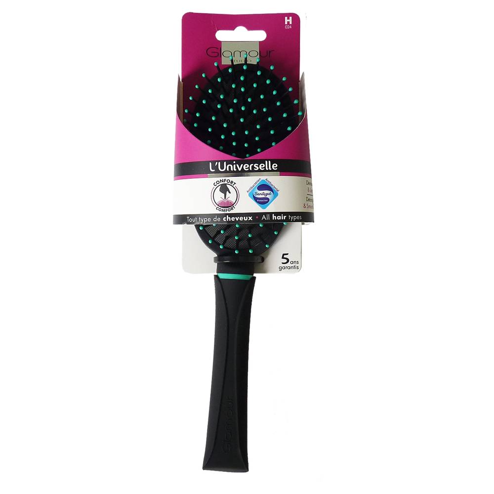 Glamour Paris - Brosse à cheveux démêlage massage et essentiel (100g)