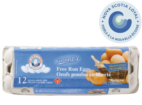 Maritime Pride Free Run Large Eggs (12 ct)