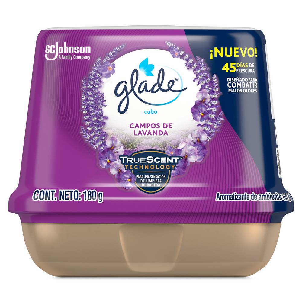 Glade aromatizante en gel campos de lavanda (bote 180 g)