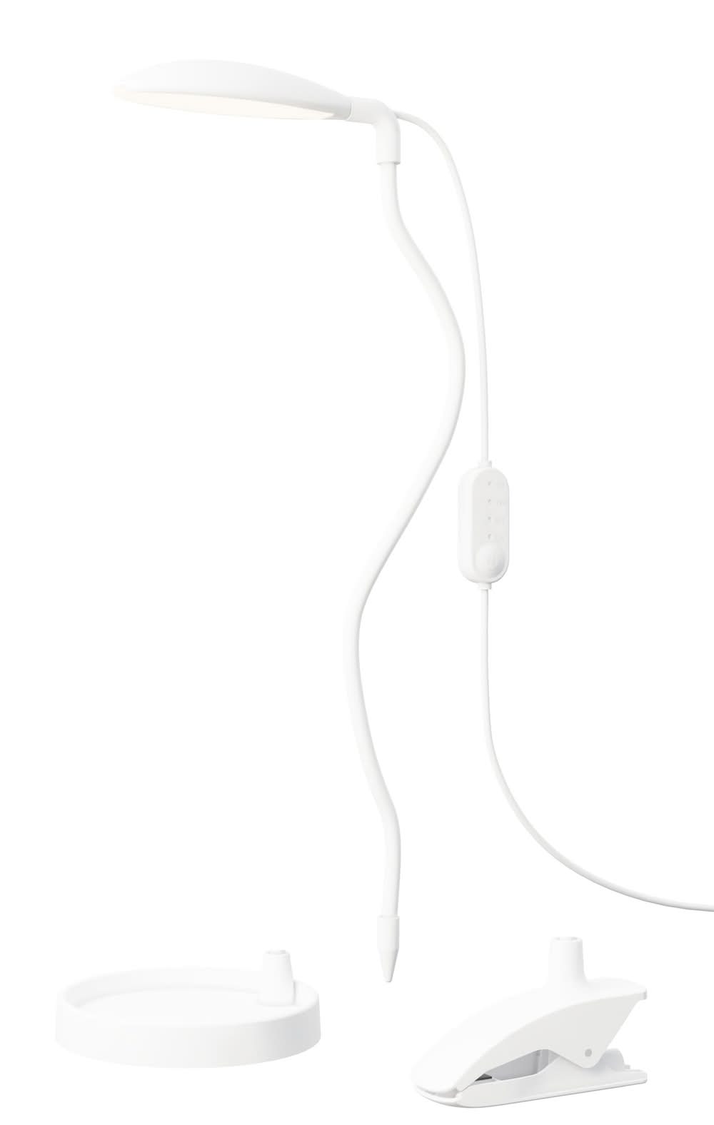 Good Earth Lighting 5-in 1 -Light White 3 -Watt Full spectrum LED Table grow lamp