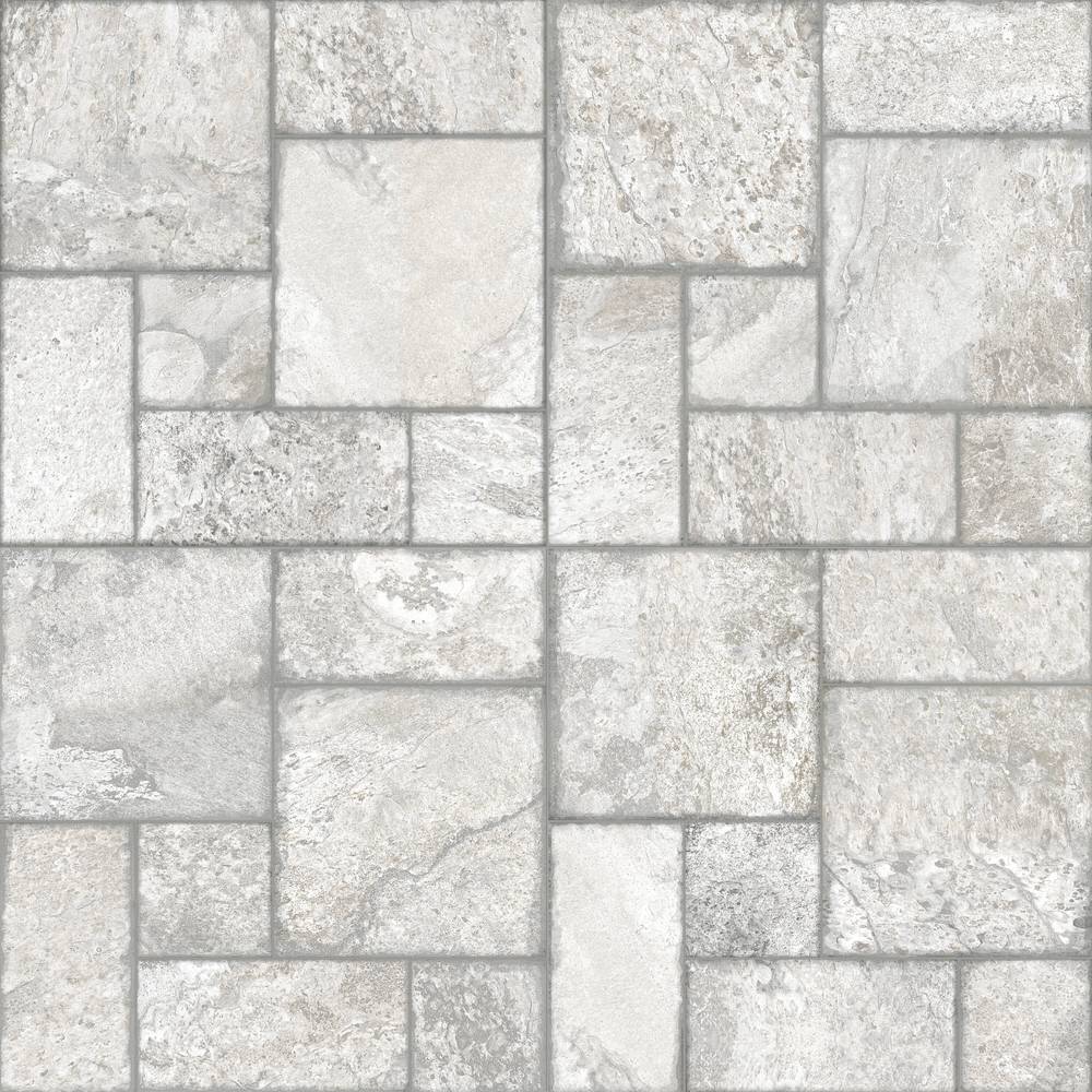 Satori Carmen Charcoal Versailles 18-in x 18-in Matte Porcelain Patterned Floor and Wall Tile (2.18-sq. ft/ Piece) | 1001-0367-0