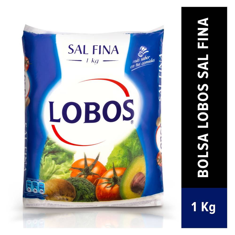 Lobos sal fina (bolsa 1 kg)