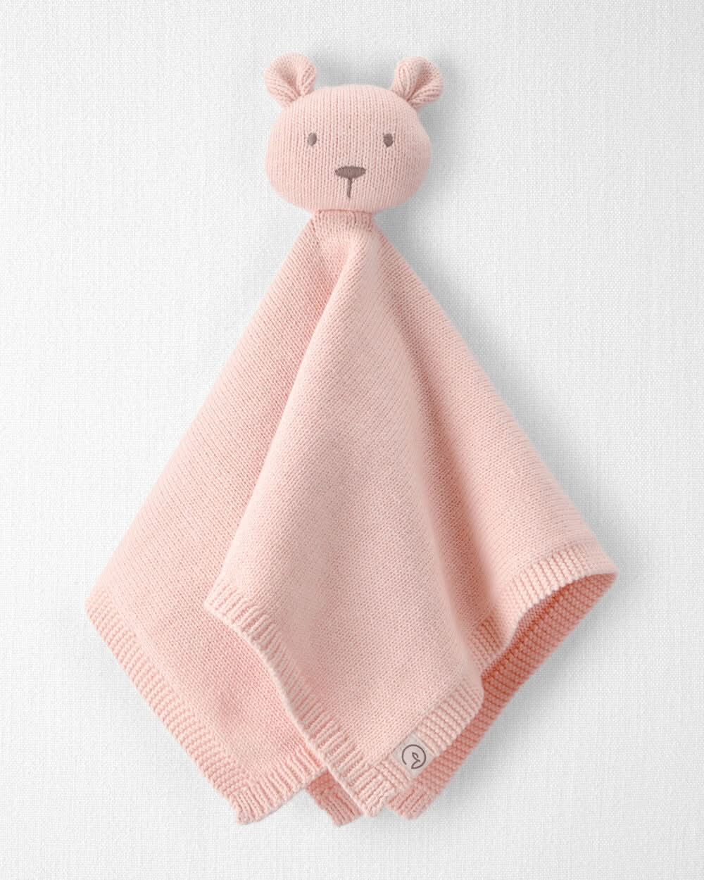 Baby Girl Organic Cotton Bear Lovey - Pink Salt - One Size