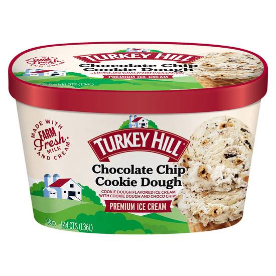 Turkey Hill Premium Ice Cream (chocolate chip-cookie dough)