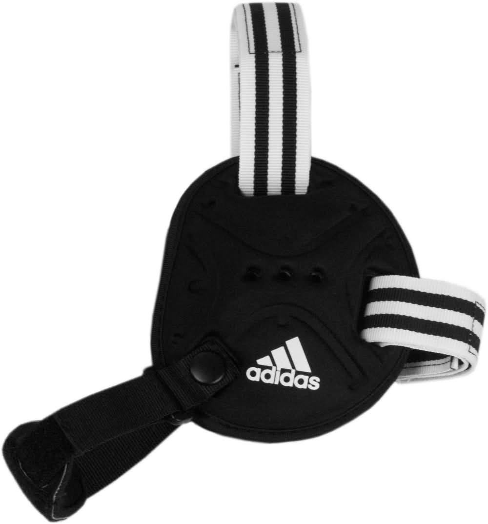 adidas Youth Wizard Compression Molded Wrestling Headgear (Black)