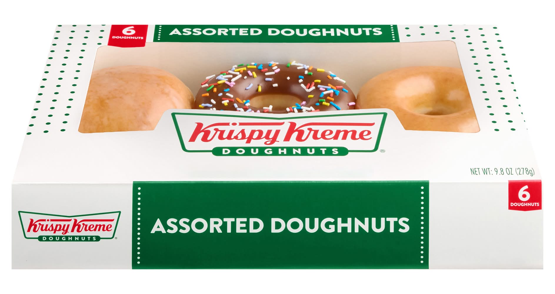Krispy Kreme Flavored Doughnuts, Assorted (9.8 oz, 6 ct)