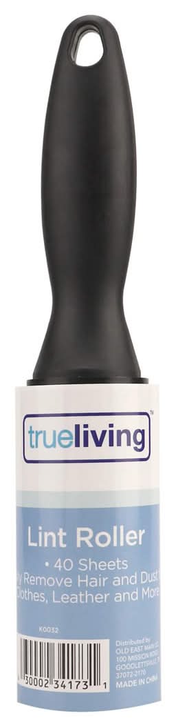True Living 40 Sheet Lint Roller With Handle