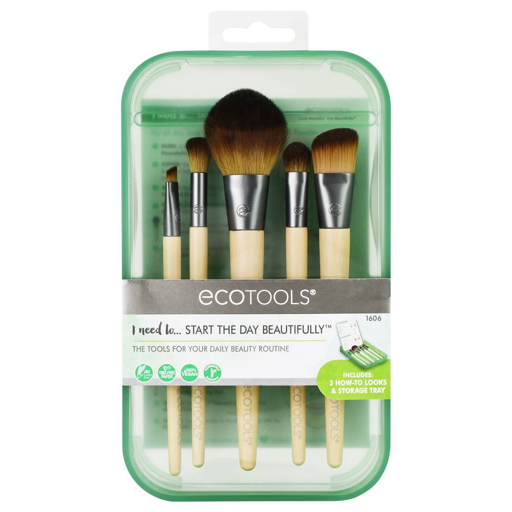 EcoTools Start the Day Beautifully Kit Makeup Brush Set (1.1 oz)