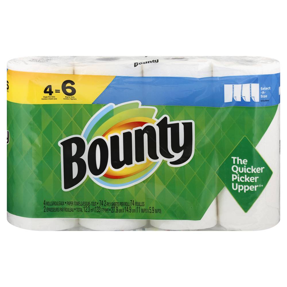 Bounty Select-A-Size White 2-ply Paper Towels (4 ct)