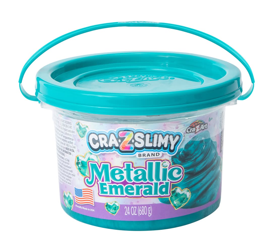 Cra-Z-Slimy® Metallic Slime Emerald