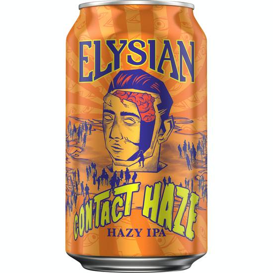 Elysian Brewing Domestic Contact Haze Ipa Beer (6 pack, 12 fl oz)