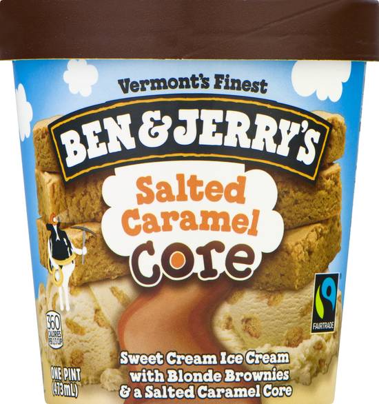 Ben & Jerry's Core Ice Cream (salted caramel )
