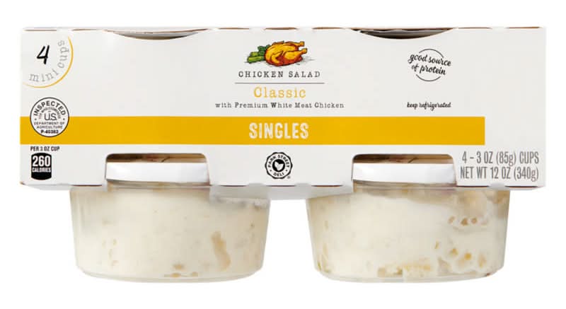 Park Street Deli Chicken Salad Singles, Classic (4 x 3 oz)