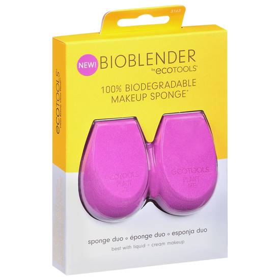 Bioblender 100% Biodegradable Makeup Sponge Duo (2 ct)