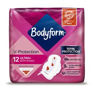 Bodyform Cour-V Ultra Normal Sanitary Towels Wings 12 pack