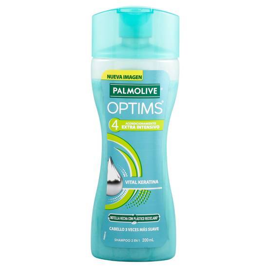 Palmolive Optims Shampoo 2 En 1 200mL