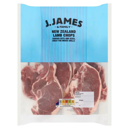 J.James & Family New Zealand Lamb Chops Delivery Near Me Order Online Uber Eats