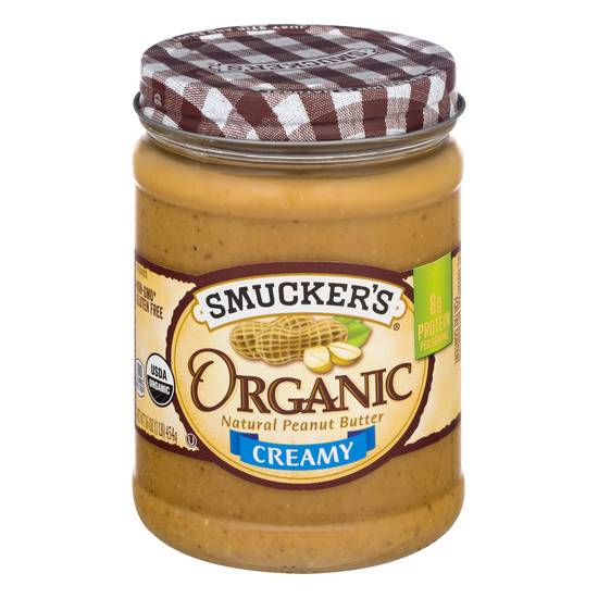 Smucker's Organic Natural Creamy Peanut Butter (16 oz)