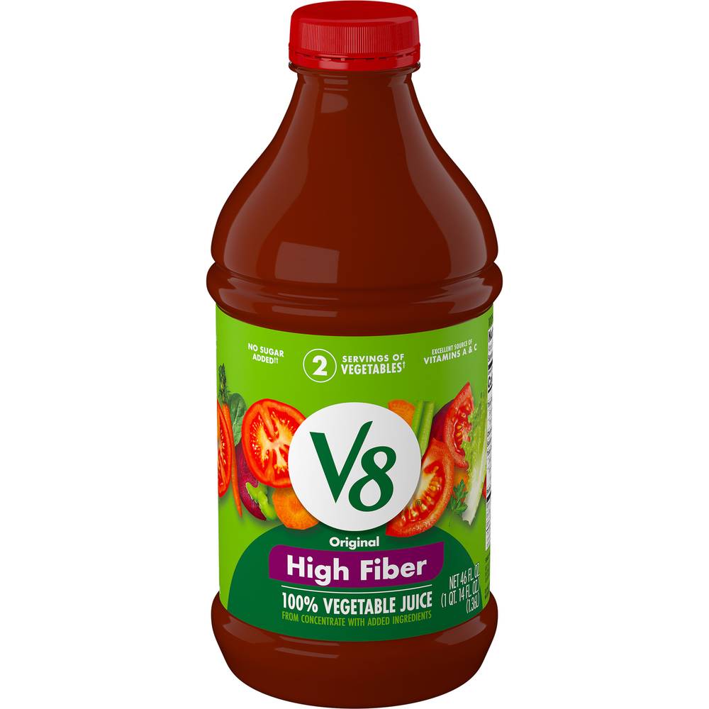 V8 High Fiber Vegetable Juice (46 fl oz)