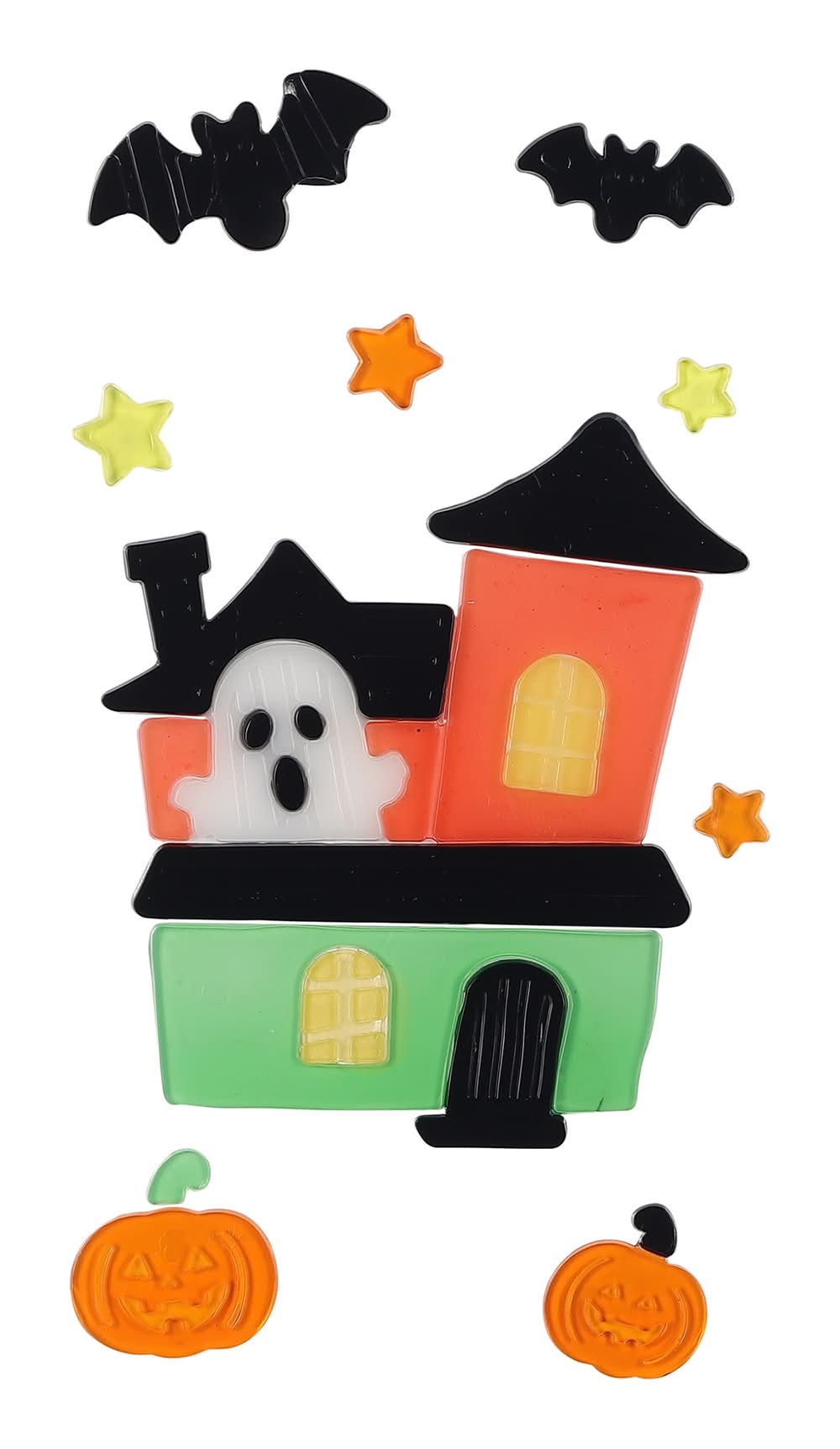 Haunted Living 9.45-in Hanging Haunted house Window cling