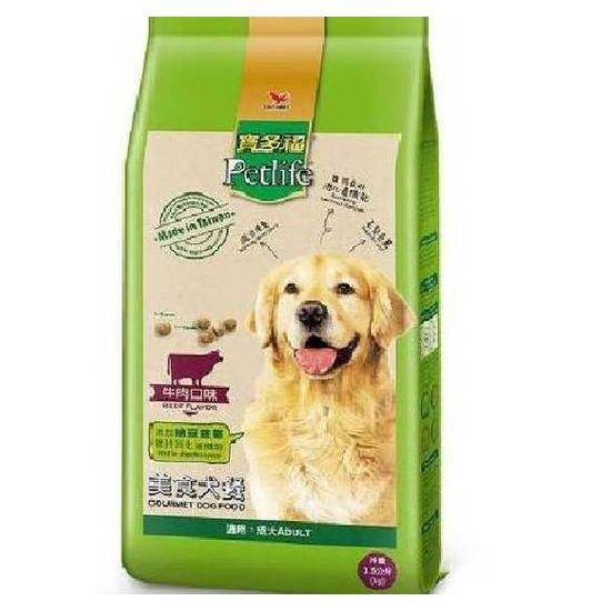 寶多福美食犬餐成犬專用牛肉口味3.5kg