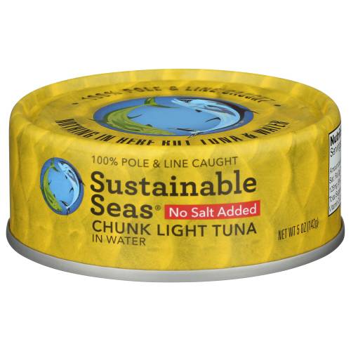 Sustainable Seas No Salt Added Chunk Light Tuna in Water