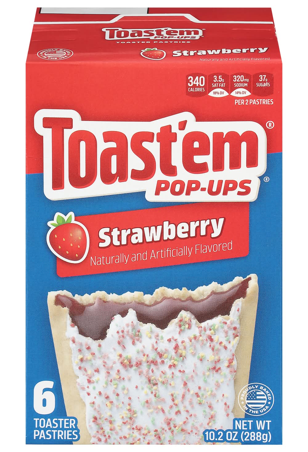 Toast'em Pop-Ups Strawberry Toaster Pastries (10.2 oz)