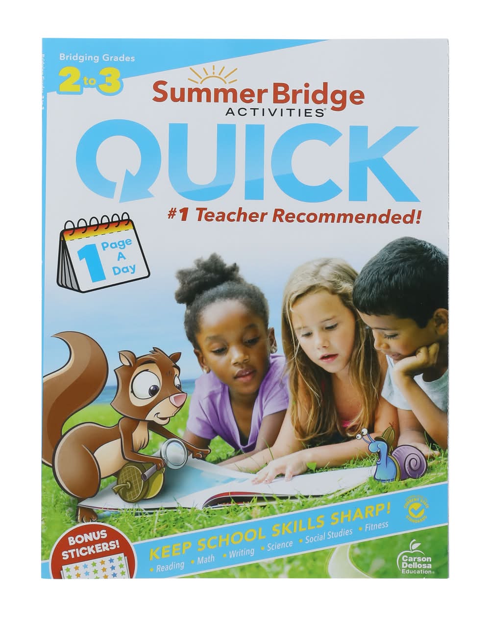 Summer Bridge Activities Quick Workbook Grades 2 To 3