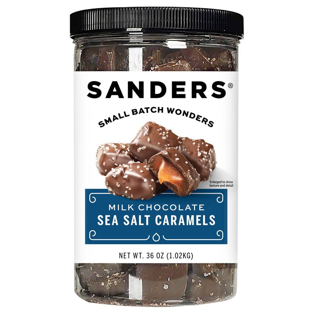 Sanders Small Batch Wonders Sea Salt Caramels (36oz) (milk chocolate)