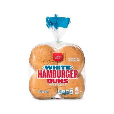 Market Pantry White Hamburger Buns