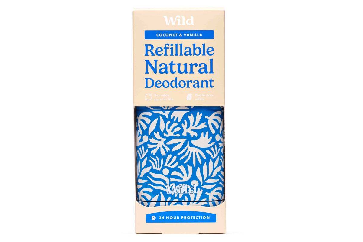 Wild Coconut & Vanilla, Refillable Natural Deodrant (40g)
