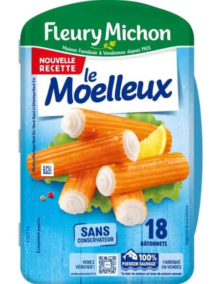 Fleury Michon - Bâtonnets de surimi moelleux (18)
