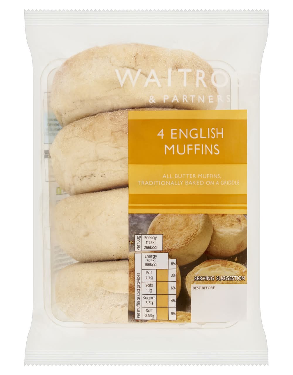WR MUFFINS WHITE BUTTER 4S