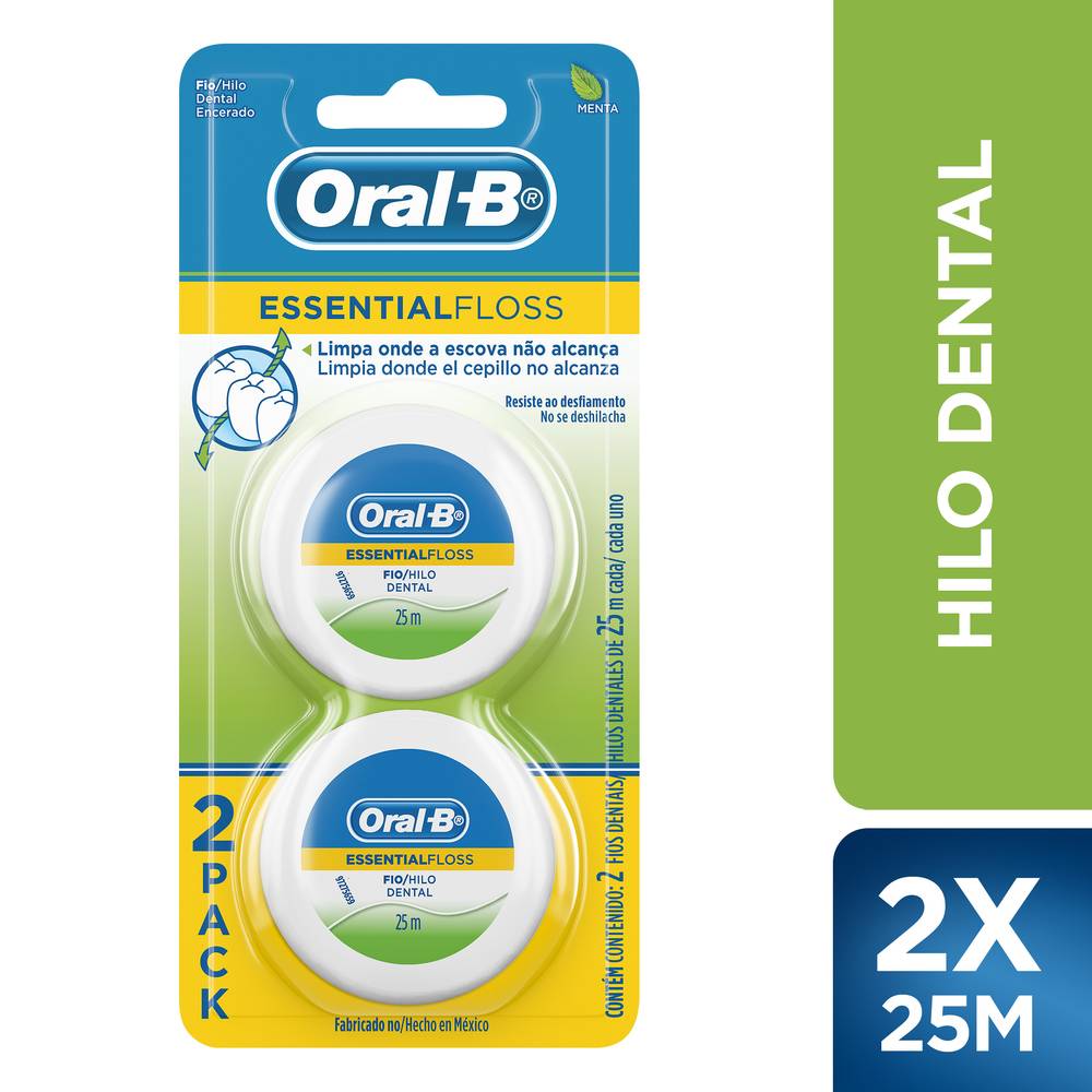 Oral-B hilo dental (2 un) (2 m/Menta)