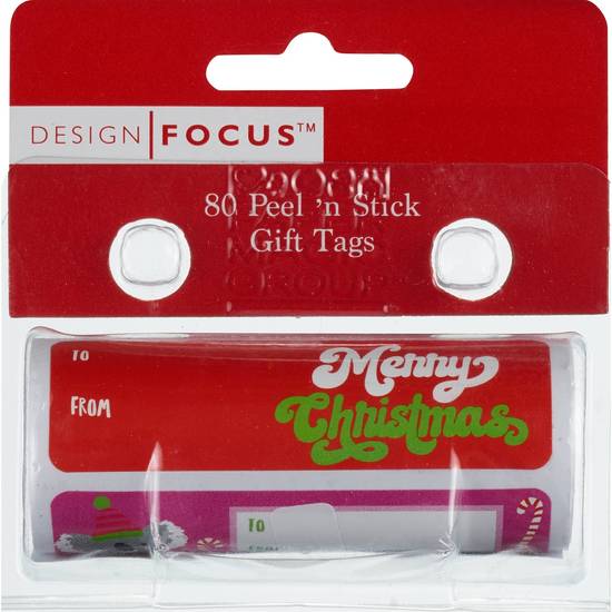 Order Design Focus Peel 'n Stick Gift Tags, 80 ct food online from CVS store, PEARLAND on bringmethat.com