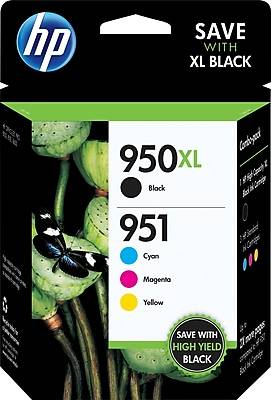 HP 950Xl/951 High-Yield Black and Cyan Magenta Yellow Ink Cartridges