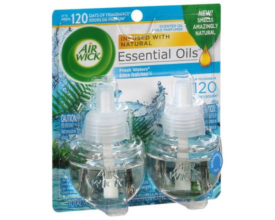 Air Wick · Essential Oils Fresh Water Scent Plugin Refills (2 refills)